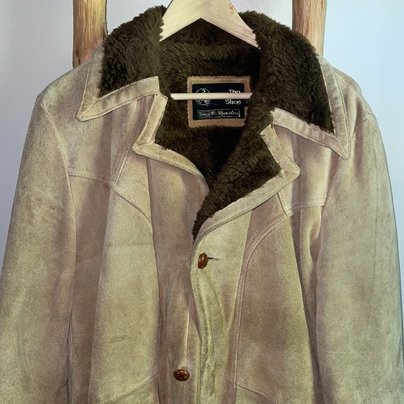 RARE Vintage Suede Leather Lined Jacket - Picture 1 of 3